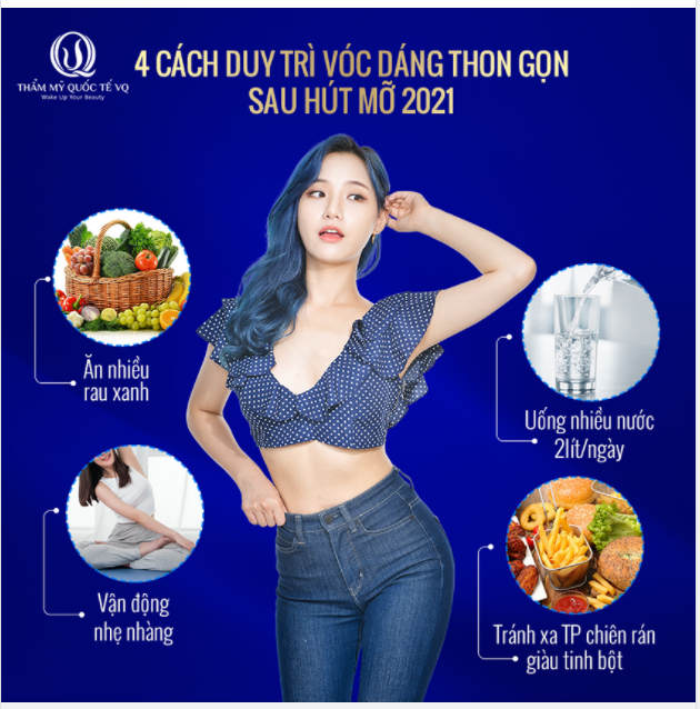 4 CÁCH ĐƠN GIẢN DUY TRÌ VÓC DÁNG THON GỌN SAU HÚT MỠ