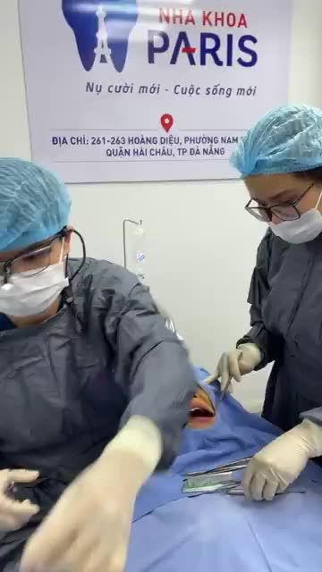 Quá trình cắm Implant HQ tại Nha khoa Paris - Chi Nhánh Đà Nẵng