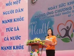 Bộ trưởng Bộ Y tế: Đi bộ 10.000 bước chân để khỏe mạnh mỗi ngày - Bệnh viện Việt Đức