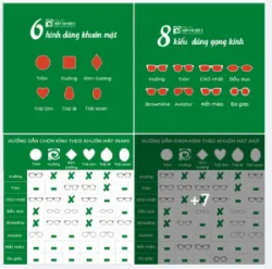 CÁCH CHỌN KÍNH PHÙ HỢP VỚI KHUÔN MẶT