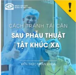 CÁCH TRÁNH TÁI CẬN SAU PHẪU THUẬT TẬT KHÚC XẠ