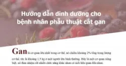 Hướng dẫn dinh dưỡng cho bệnh nhân phẫu thuật cắt gan - Bệnh viện Việt Đức