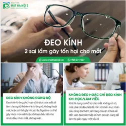 ĐEO KÍNH: 2 sai lầm cần sửa ngay tránh gây tổn hại cho mắt