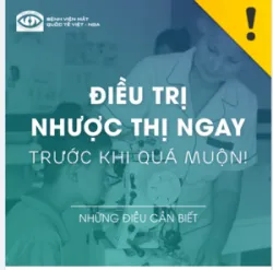 ĐIỀU TRỊ NHƯỢC THỊ NGAY TRƯỚC KHI QUÁ MUỘN!