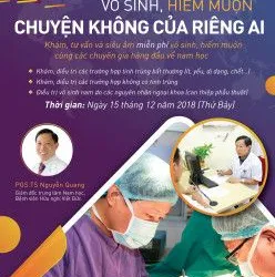 Khám, tư vấn và siêu âm miễn phí vô sinh hiếm muộn ở Nam giới - Bệnh viện Việt Đức