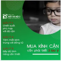 MUA KÍNH CẬN CẦN PHẢI BIẾT 3 LƯU Ý