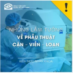 NHỮNG LẦM TƯỞNG VỀ PHẪU THUẬT CẬN VIỄN LOẠN