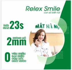 Thị lực phục hồi sau 23s nhờ Relex Smile