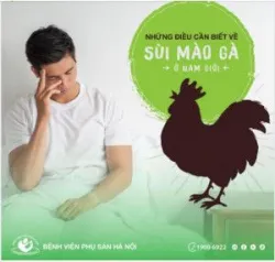 Sùi mào gà ở nam giới: Những điều cần biết