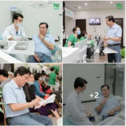 THEO CHÂN NSND MẠNH CƯỜNG ĐẾN THĂM KHÁM RĂNG ĐỊNH KỲ TẠI THU CÚC