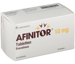 Liều dùng thuốc điều trị ung thư Afinitor