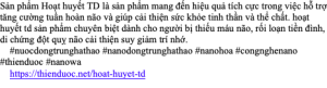 Hoạt huyết TD của Nano Đông Trùng Hạ Thảo