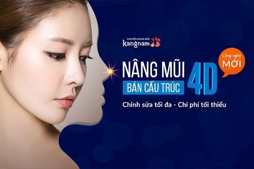 Nâng mũi bán cấu trúc 4D – Mũi đẹp tối đa – Chi phí tối thiểu - Thẩm mỹ Kangnam