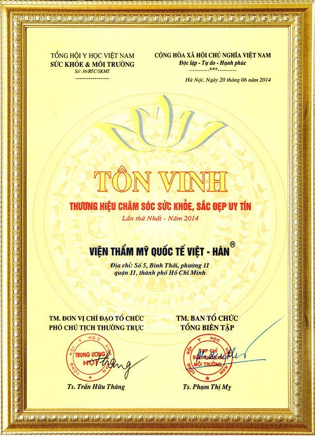 48-GIẤY TÔN VINH THƯƠNG HIỆU CHĂM SÓC SỨC KHỎE, SẮC ĐẸP UY TÍN 20-06-2014