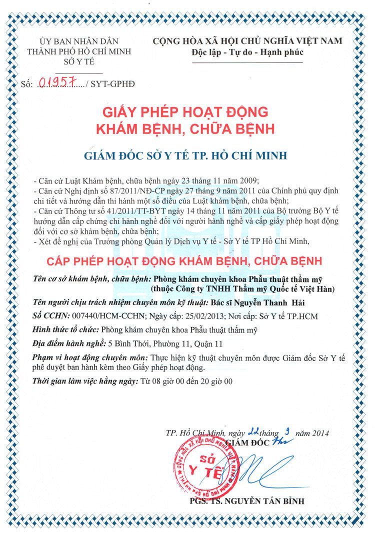 giấy chứng nhận