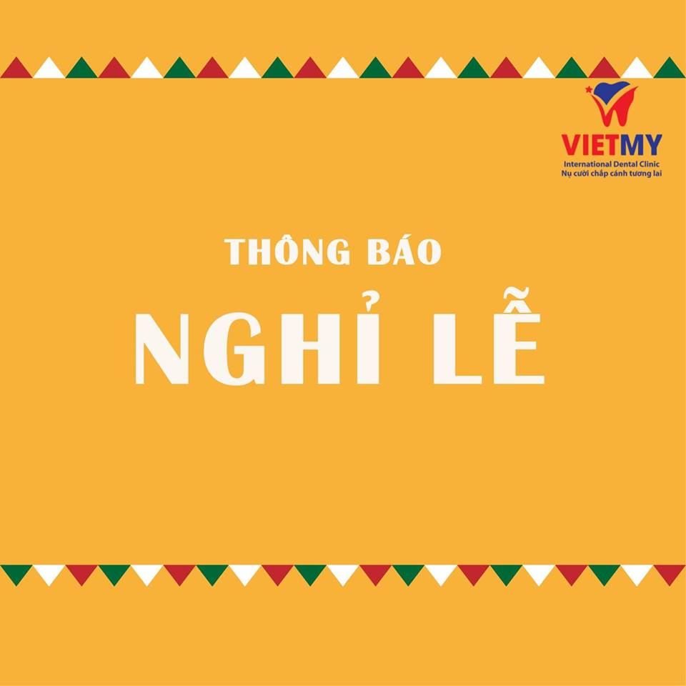 THÔNG BÁO LỊCH NGHỈ LỄ 30/4 -1/5