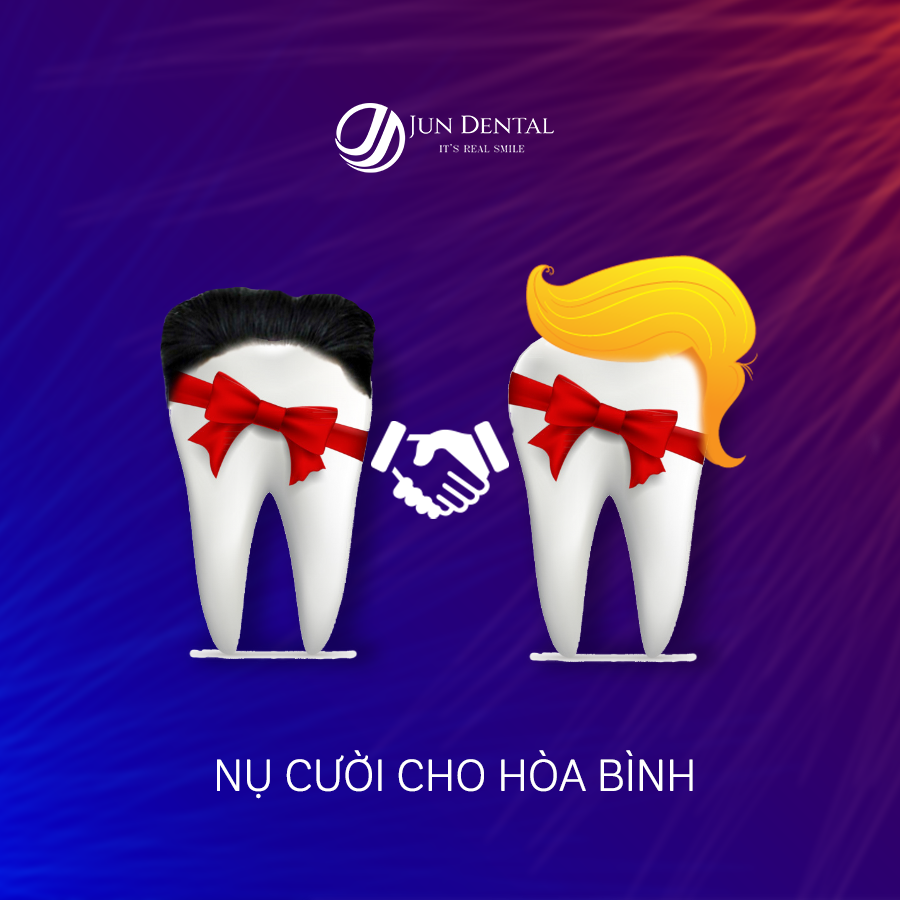 Chào mừng Hội nghị Thượng đỉnh Mỹ - Triều lần 2 tại Việt Nam 2019 smileforpeace  hopeandunderstanding  jundental