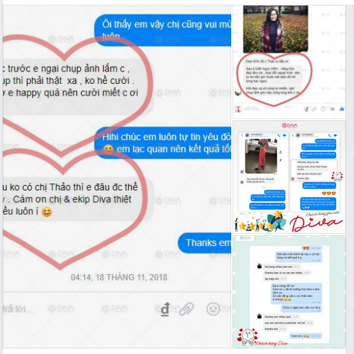 Không có niềm vui nào bằng niềm vui khi thành quả nỗ lực của cả ekip DIVA được chính khách hàng ghi nhận.