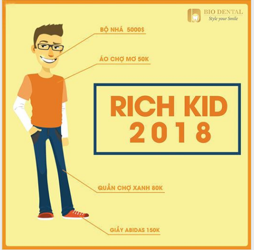 Rich Kid 2020 kiểu Bio Dental với "bộ nhá ngàn đô" 