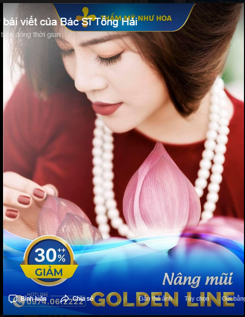  TUẦN VÀNG NÂNG MŨI  GIẢM NGAY 30%