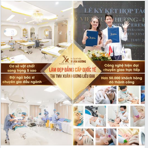 LÀM ĐẸP CHẤT LƯỢNG QUỐC TẾ, THĂNG HẠNG NHAN SẮC TẠI TMV XUÂN HƯƠNG 42 LIỄU GIAI