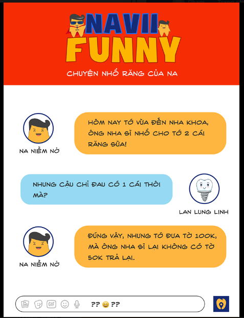 Navii Funny - Vì 1 nụ cười bằng 10 thang thuốc bổ.