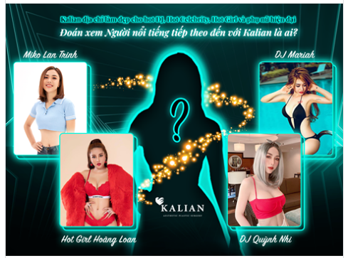 TTTM Kalian - địa chỉ làm đẹp uy tín của các Hot Girl, DJ, Celebrity và phụ nữ hiện đại.