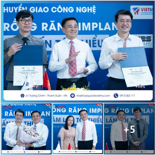 ​   Buổi lễ ký kết chuyển giao công nghệ Trồng răng Implant Xâm Lấn Tối Thiểu giữa IBS IMPLANT và Nha khoa quốc tế Việt Mỹ đã diễn ra thành công tốt đẹp.