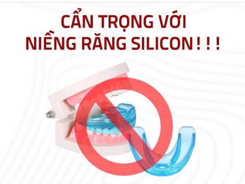 Cẩn trọng với niềng răng Silicon