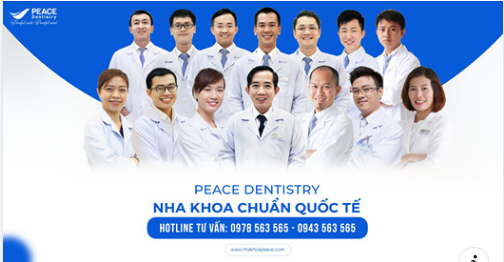 Peace Dentistry - Hệ thống nha khoa uy tín tại TP.HCM tập trung đội ngũ bác sĩ hàng đầu và hệ thống trang thiết bị hiện đại chuẩn quốc tế