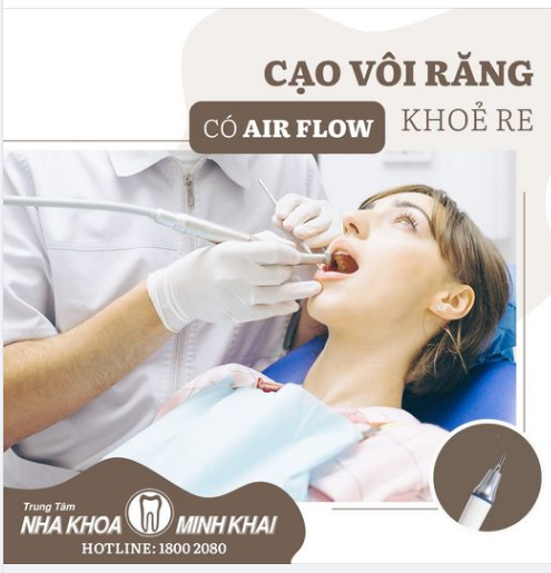 Có Air Flow Cạo vôi răng “khỏe re”