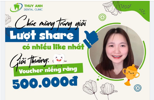 Chúc mừng bạn Triệu Thị Ly đã là người may mắn có lượt like nhiều nhất trong bài share livestream