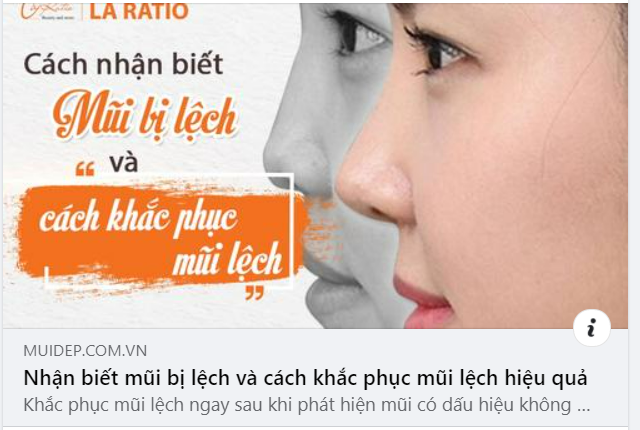 Bạn có đang trong tình trạng mũi lệch sau nâng ? Dấu hiệu nhận biết ra sao