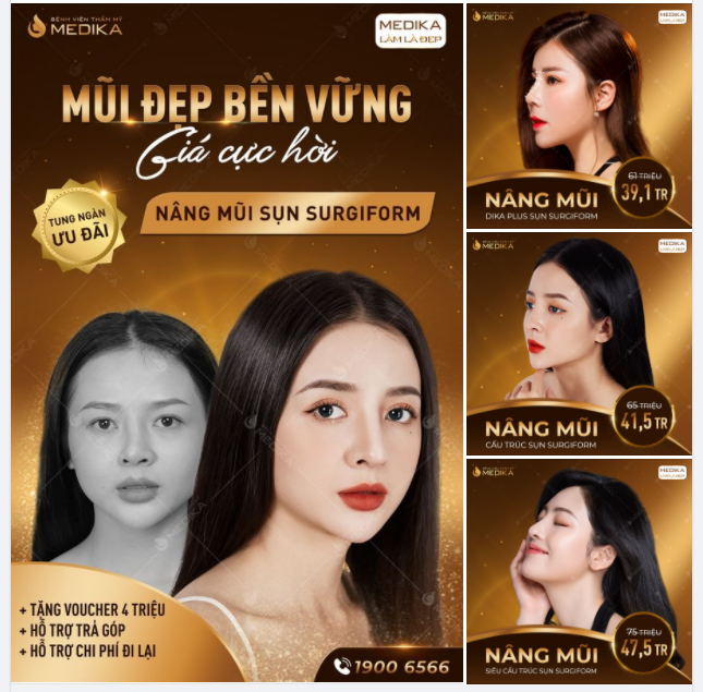 "BẮT" LIỀN DEAL KHỦNG - NÂNG MŨI SỤN SURGIFORM NGAY NÀO!
