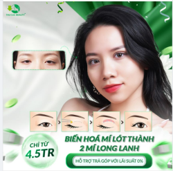 "BIẾN HÓA" MÍ LÓT THÀNH MẮT 2 MÍ LONG LANH VỚI CHI PHÍ CHỈ TỪ 4,5 TRIỆU