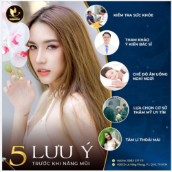 BỎ TÚI 5 LƯU Ý TRƯỚC KHI NÂNG MŨI