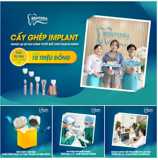 CẤY GHÉP IMPLANT, GIẢI QUYẾT TỨC THÌ VẤN ĐỀ MẤT RĂNG, BẢO HÀNH TRỌN ĐỜI