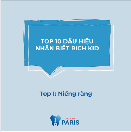 CHỈ RICH KID MỚI NIỀNG RĂNG