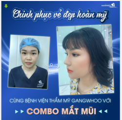 CHINH PHỤC VẺ ĐẸP HOÀN MỸ CÙNG TM GANGWHOO VỚI COMBO MẮT MŨI