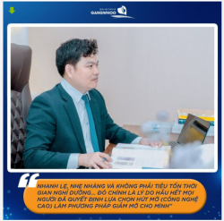 CÙNG BÁC SĨ PHÙNG MẠNH CƯỜNG TÌM HIỂU VỀ NHỮNG ĐIỂM VƯỢT TRỘI CỦA PHƯƠNG PHÁP HÚT MỠ CÔNG NGHỆ CAO (LIPO ULTRASOUND)