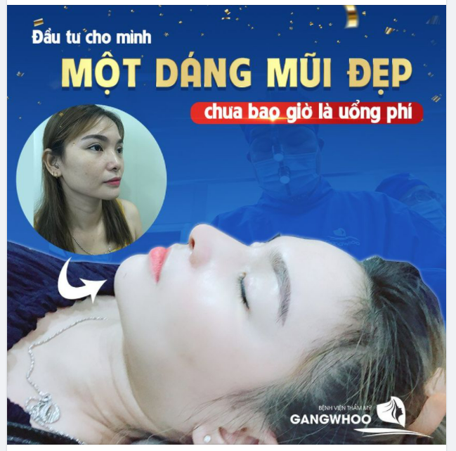 ĐẦU TƯ CHO MÌNH MỘT DÁNG MŨI ĐẸP CHƯA BAO GIỜ LÀ UỔNG PHÍ