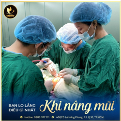 " Em sợ đau lắm Bác sĩ ơi; Nâng xong mũi có cao bay như diễn viên không ạ; Nâng xong em có đi làm được không? ...."