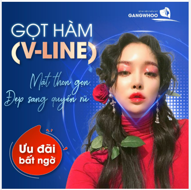 GỌT HÀM (V-LINE) MẶT THON GỌN ĐẸP SANG, QUYẾN RŨ