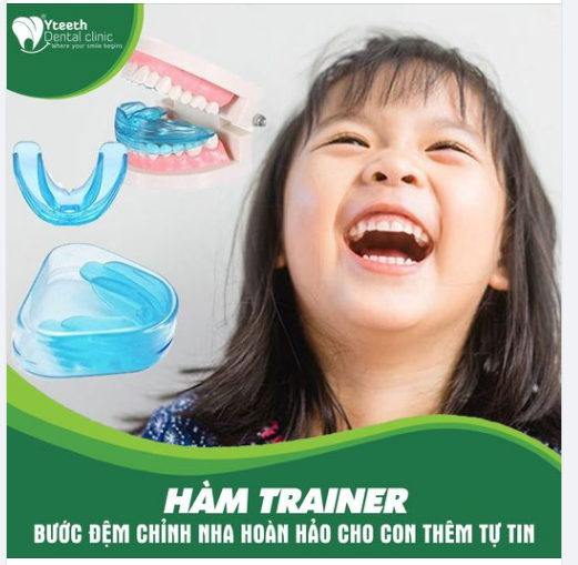 HÀM TRAINER - BƯỚC ĐỆM CHỈNH NHA HOÀN HẢO CHO CON THÊM TỰ TIN