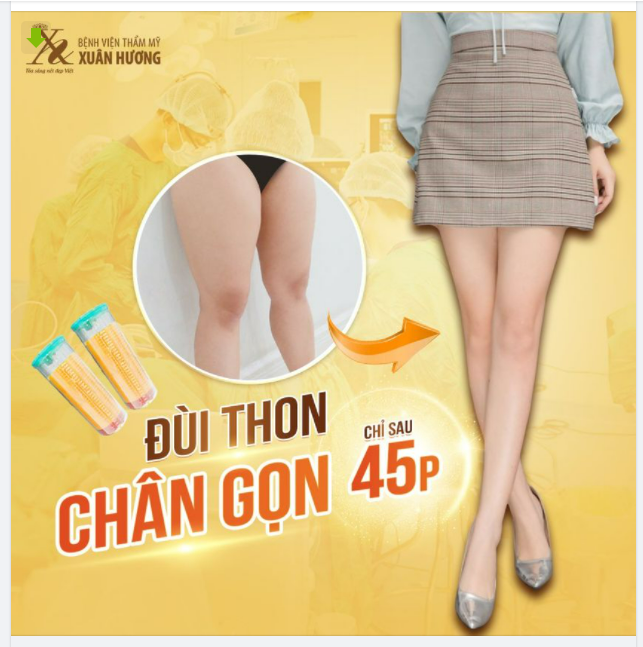 HÚT MỠ ĐÙI - GIÚP GIẢM KÍCH THƯỚC ĐÙI "THẦN TỐC"