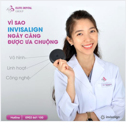 INVISALIGN CHO NỤ CƯỜI XUYÊN SUỐT HÀNH TRÌNH NIỀNG RĂNG