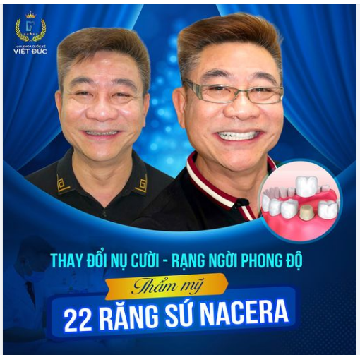 Khách hàng: Roger Choi – Hàn Quốc   Thẩm mỹ 22 răng sứ Nacera cao cấp