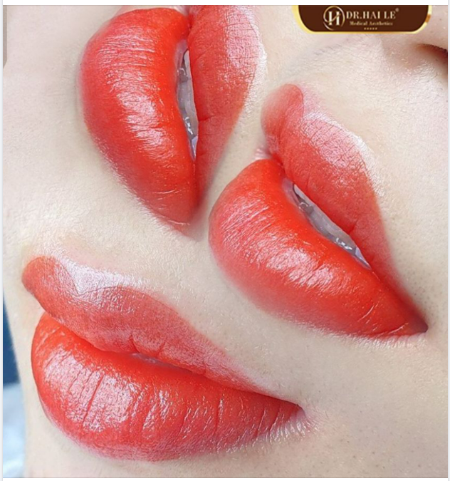 Môi phun xong đẹp 24/7, mướt mịn mê lắm luôn