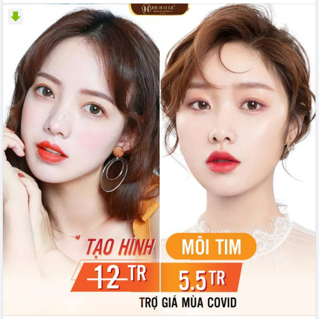 Môi tim quyễn rũ Làm đẹp AN TOÀN OFF tới 55%