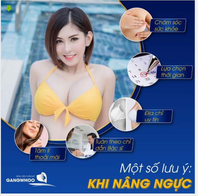 MỘT SỐ LƯU Ý KHI NÂNG NGỰC CHO NÀNG KHỎE ĐẸP
